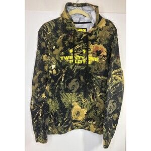 Twenty One Pilots Trench Floral Camo Hoodie Unisex Size L Pullover
